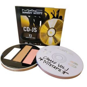 NEW‎ MAC Jeremy Scott Acoustica - X 3 cheek palette - Blush Highlighter Bronzer